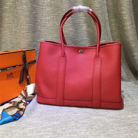 hermes garden party rouge h